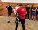 Ukázková hodina kickboxu, Základní škola Aloise Klára Úštěk, foto:13